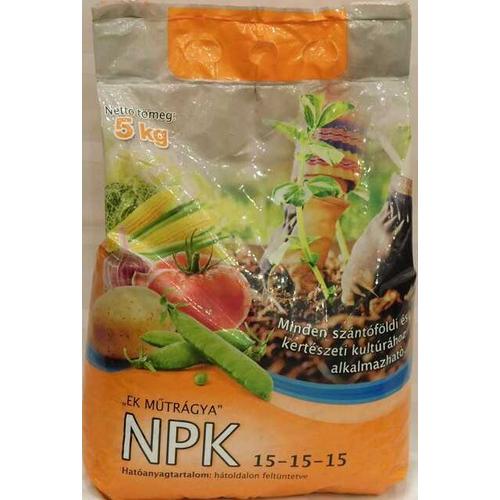 NPK 15-15-15 műtrágya 5kg